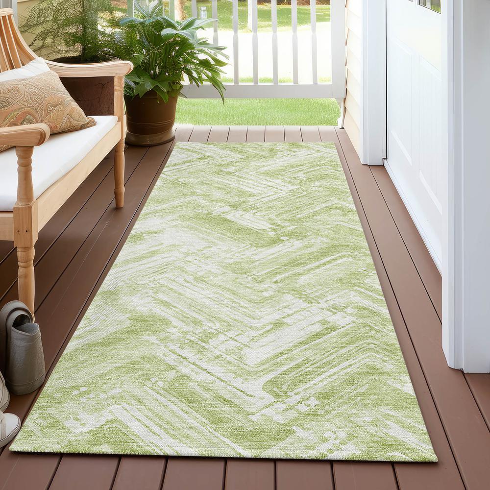 Chantille ACN630 Green 2'3" x 7'6" Rug. Picture 7