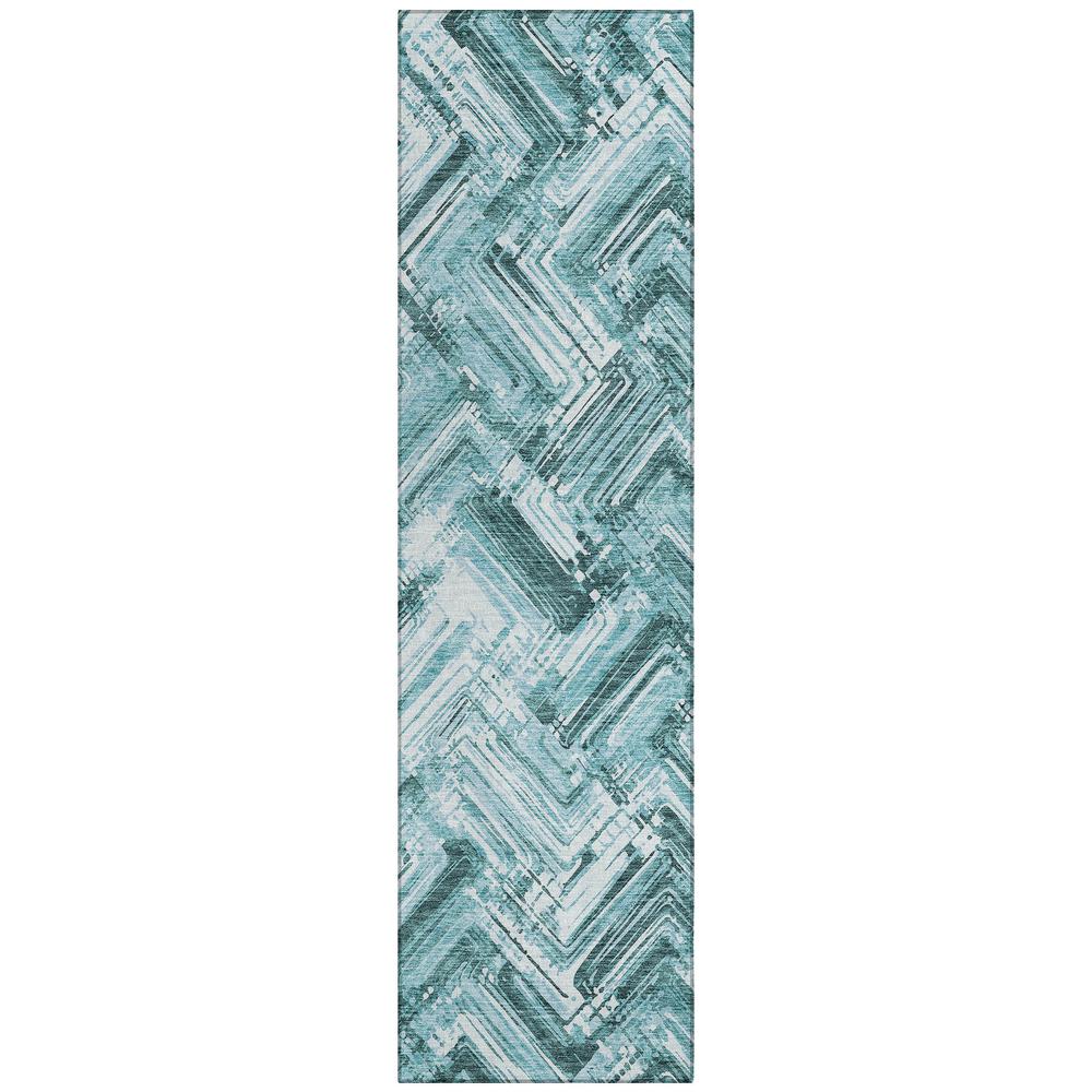 Chantille ACN630 Teal 2'3" x 7'6" Rug. Picture 1