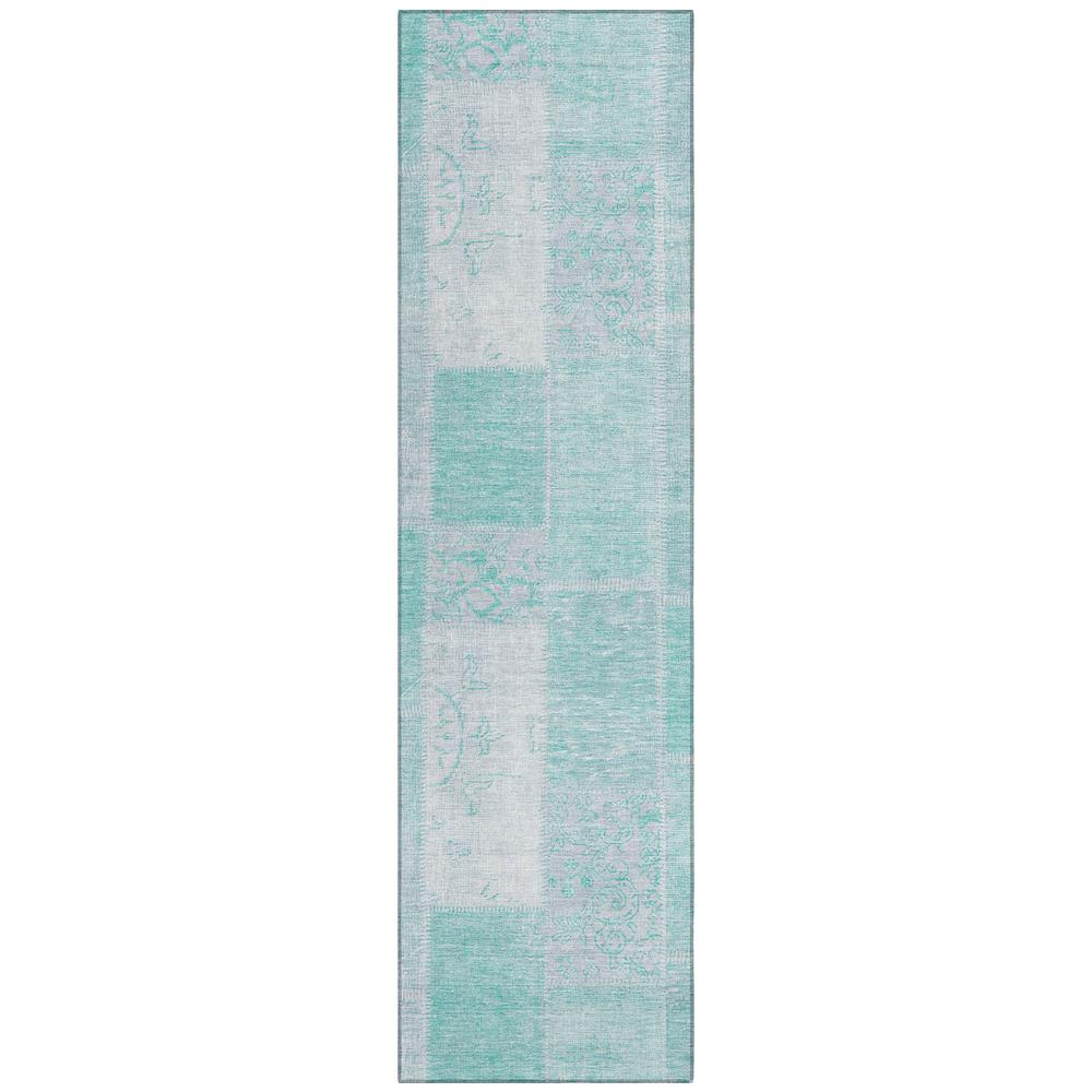 Chantille ACN631 Teal 2'3" x 7'6" Rug. Picture 1