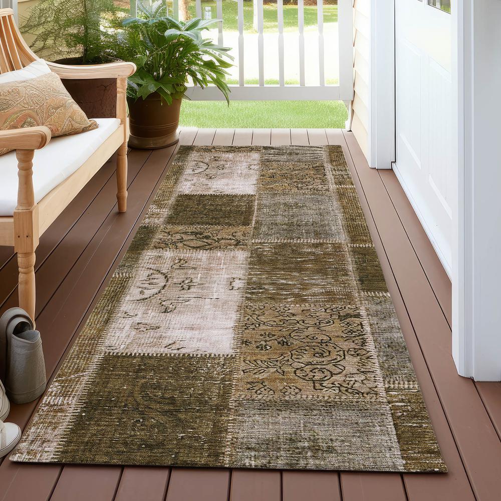 Chantille ACN631 Brown 2'3" x 7'6" Rug. Picture 7