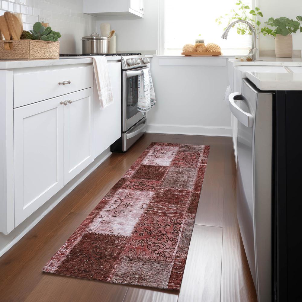 Chantille ACN631 Red 2'3" x 7'6" Rug. Picture 6
