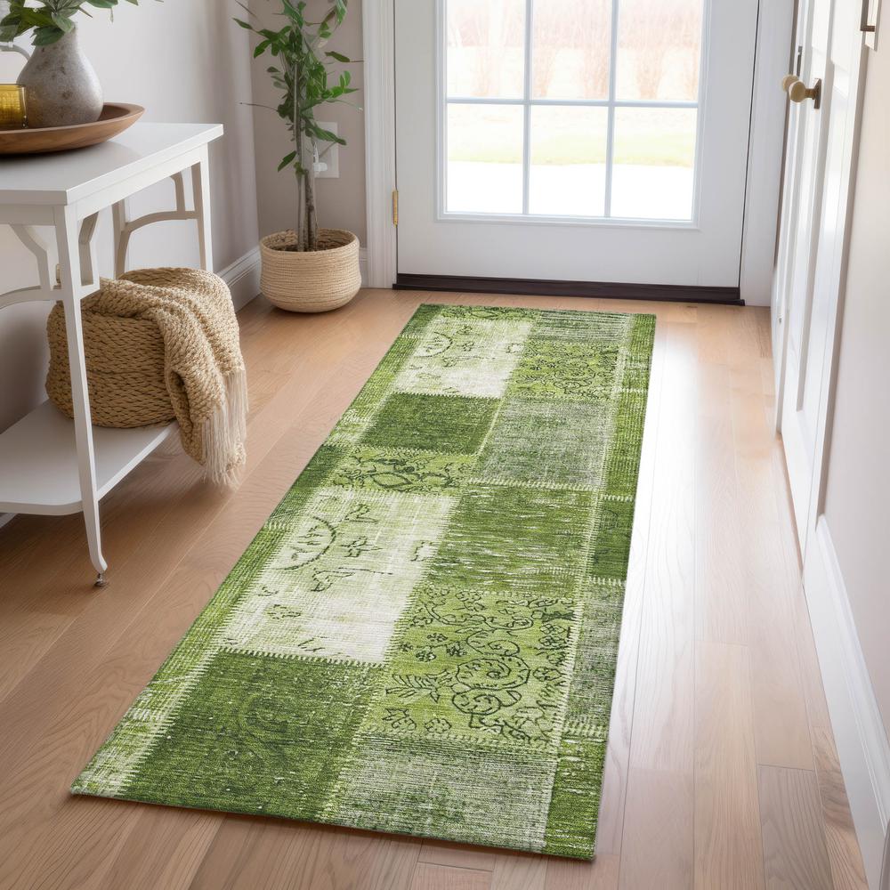 Chantille ACN631 Green 2'3" x 7'6" Rug. Picture 6