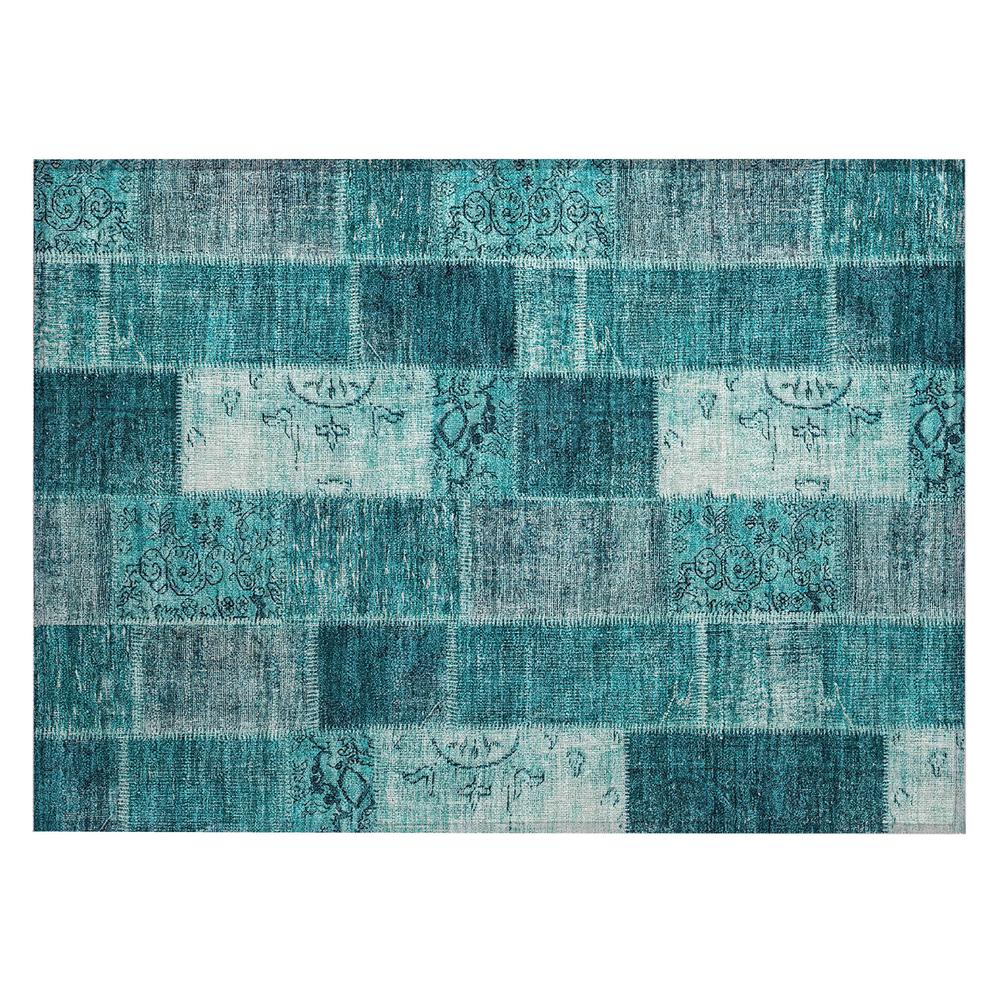 Chantille ACN631 Teal 1'8" x 2'6" Rug. Picture 1