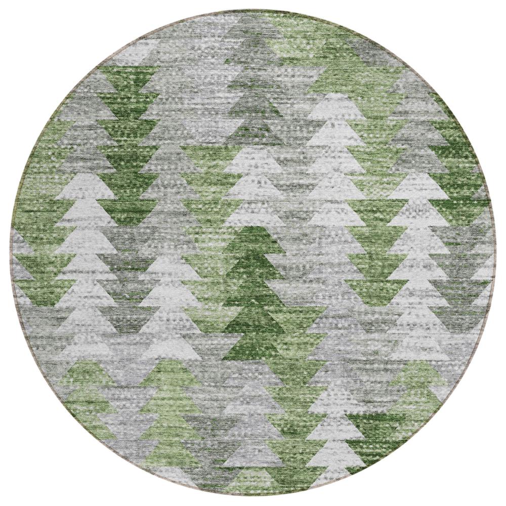 Chantille ACN632 Green 8' x 8' Rug. Picture 1