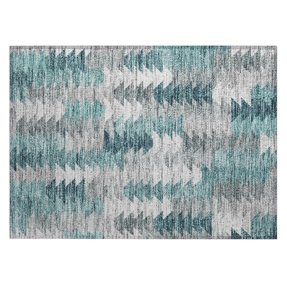 Chantille ACN632 Teal 1'8" x 2'6" Rug. Picture 1