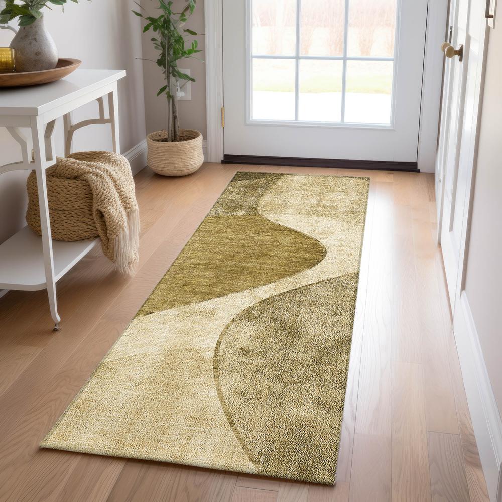 Chantille ACN633 Brown 2'3" x 7'6" Rug. Picture 6