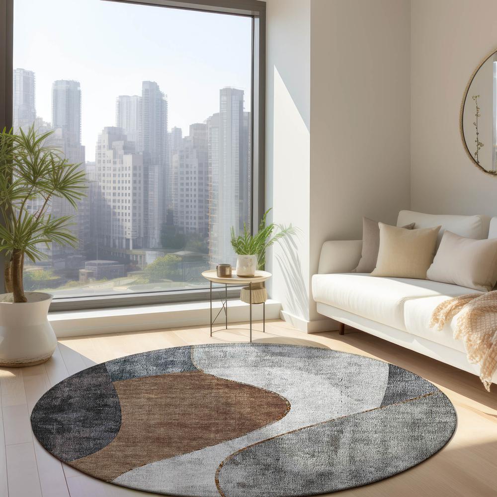 Chantille ACN633 Gray 8' x 8' Rug. Picture 6