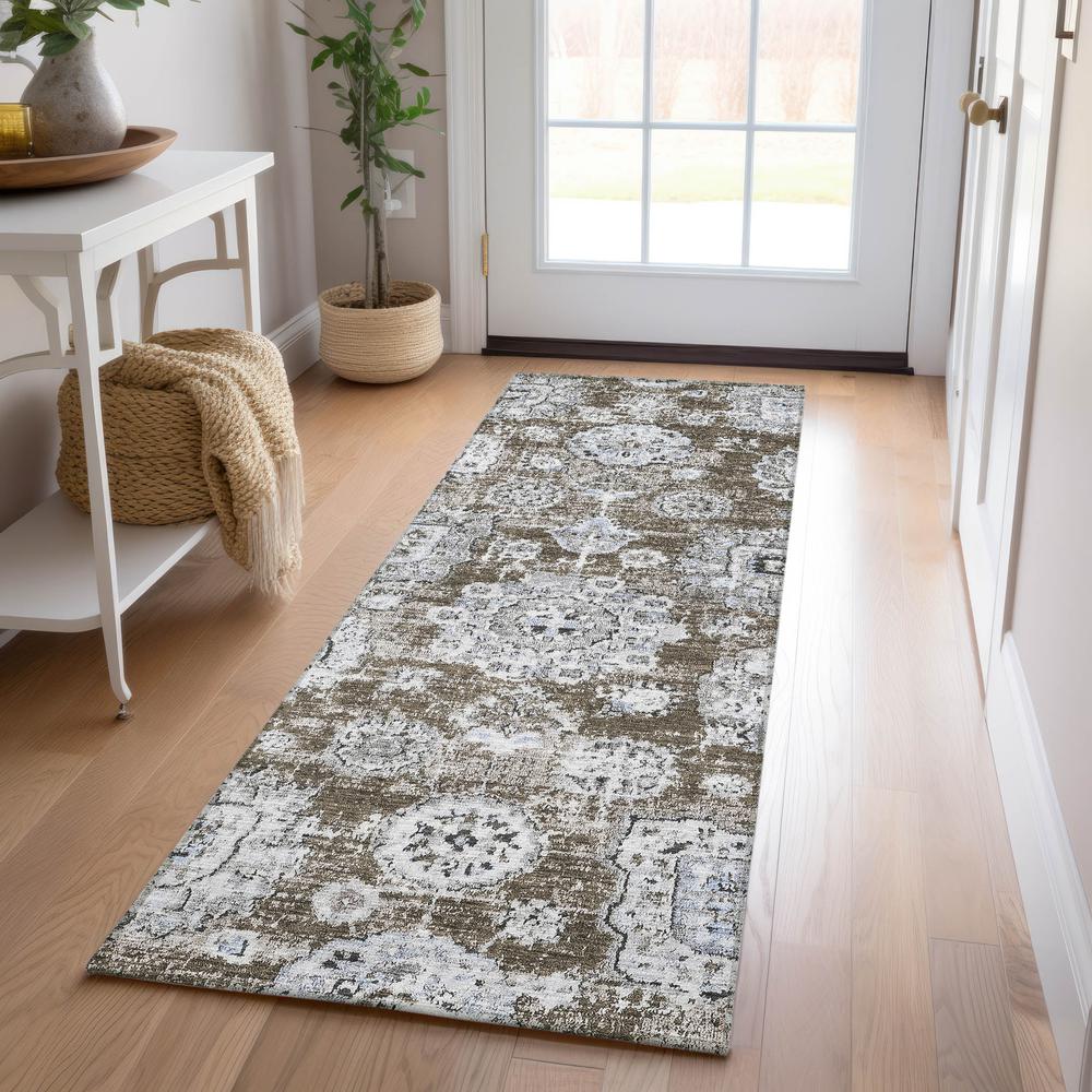 Chantille ACN634 Brown 2'3" x 7'6" Rug. Picture 6