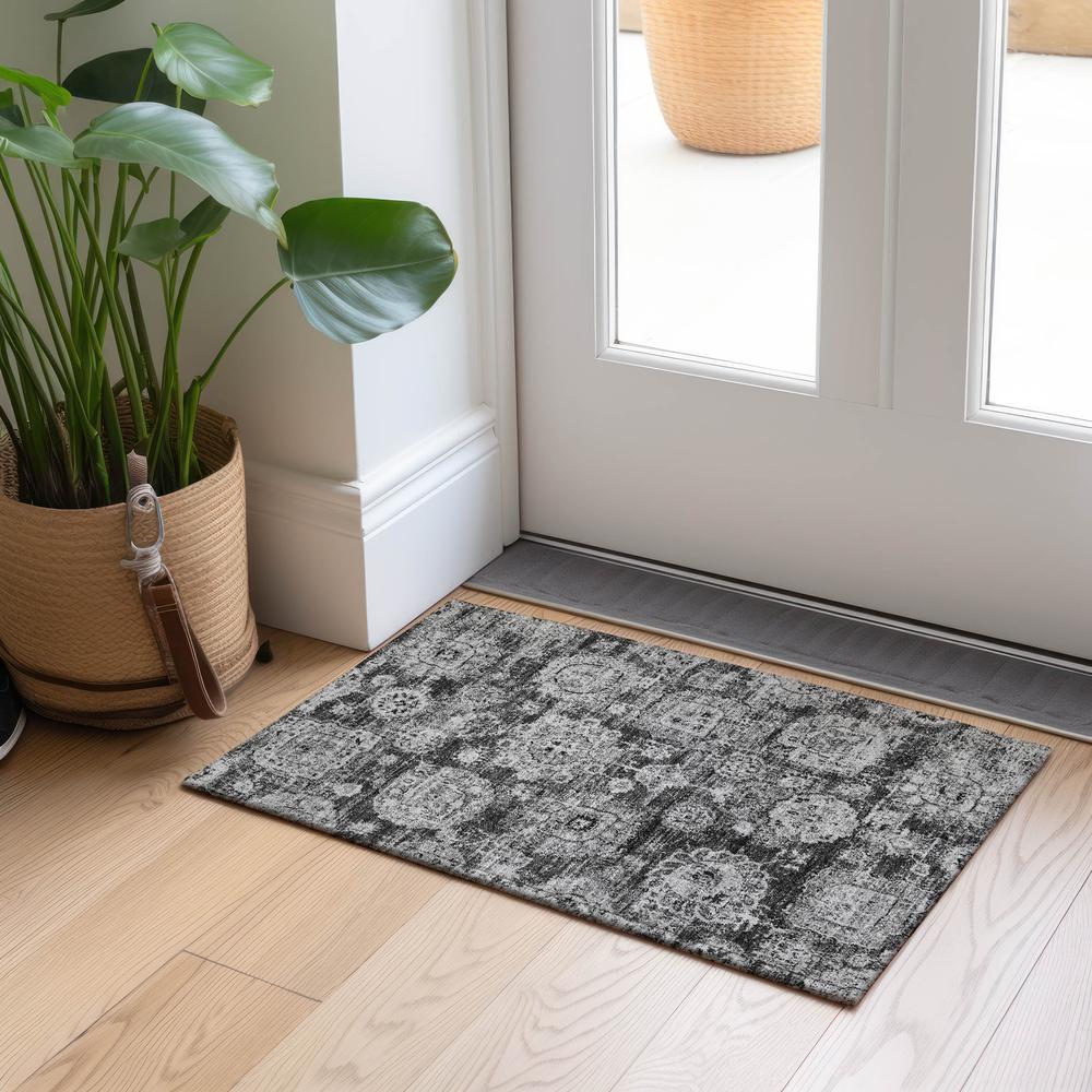 Chantille ACN634 Gray 1'8" x 2'6" Rug. Picture 6