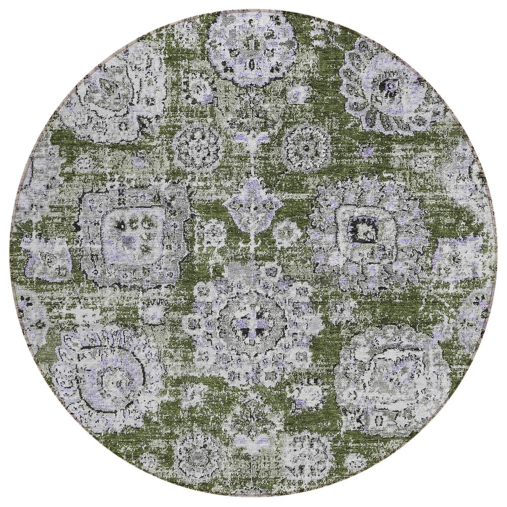 Chantille ACN634 Green 8' x 8' Rug. Picture 1