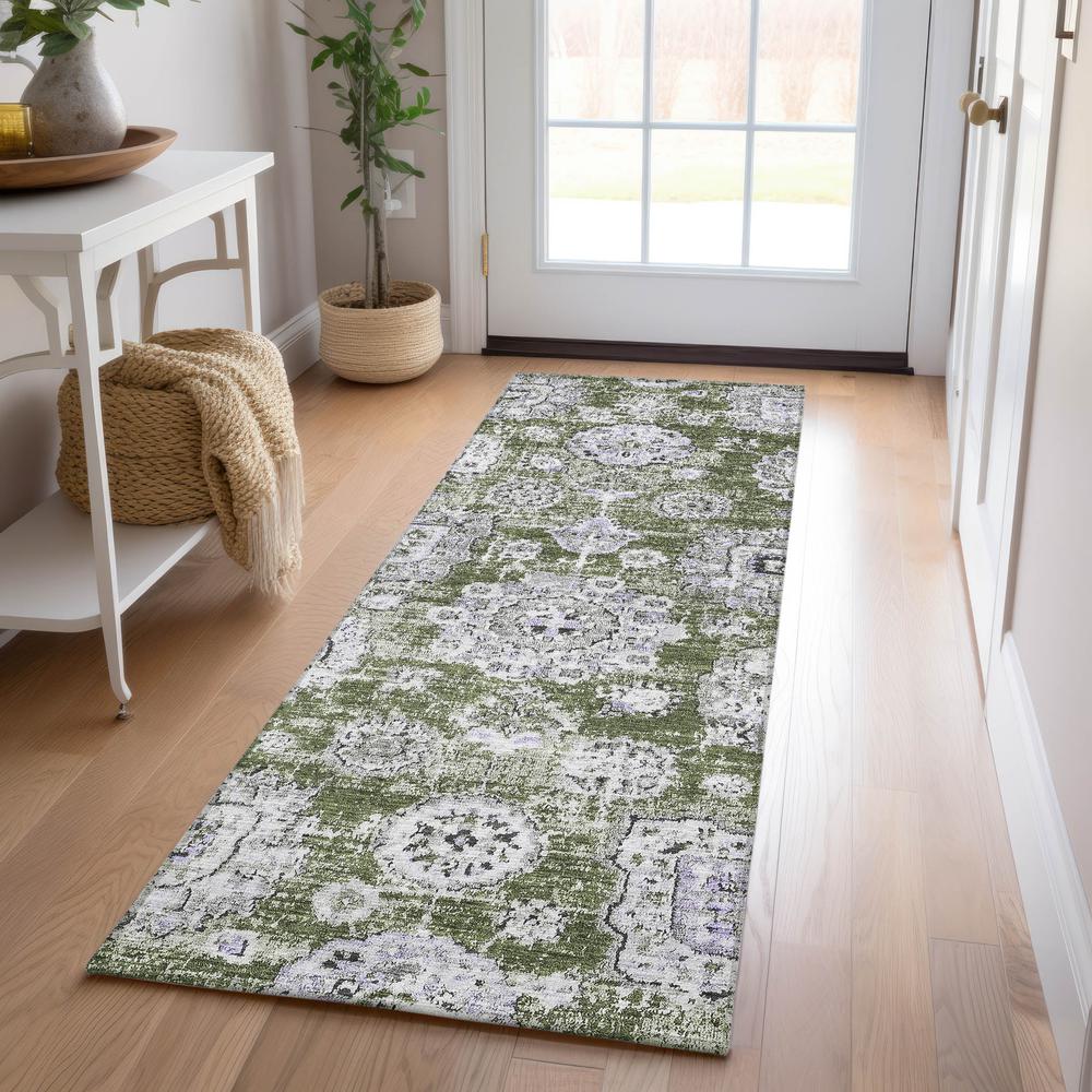 Chantille ACN634 Green 2'3" x 7'6" Rug. Picture 6