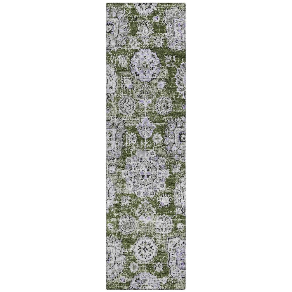 Chantille ACN634 Green 2'3" x 7'6" Rug. Picture 1