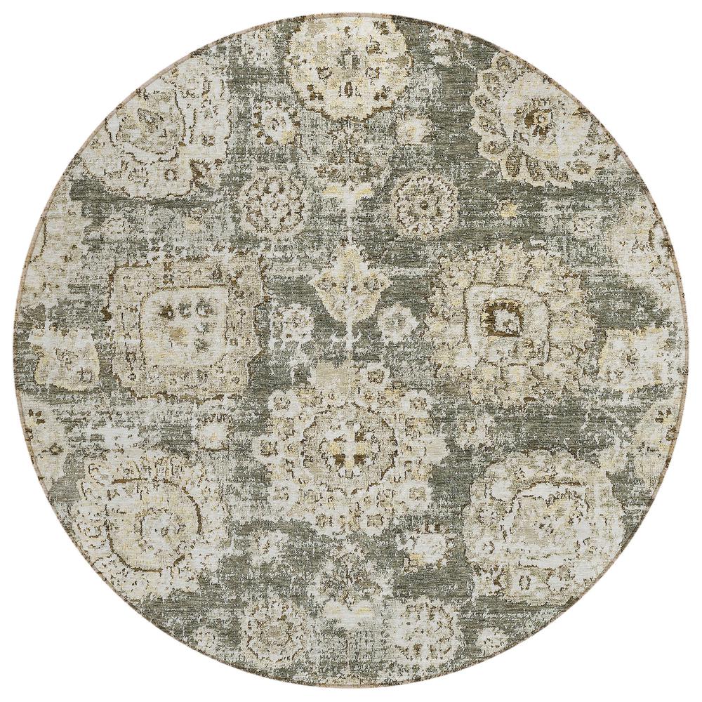 Chantille ACN634 Brown 8' x 8' Rug. Picture 1