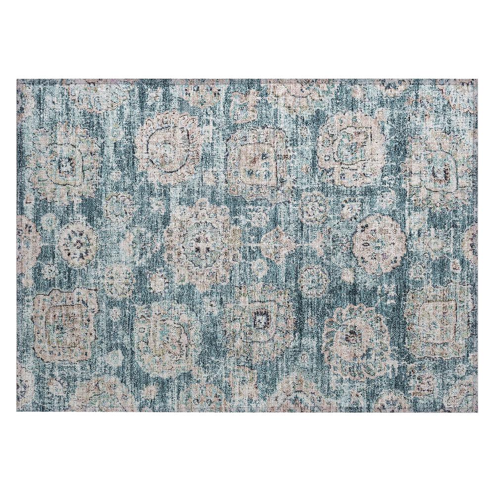 Chantille ACN634 Teal 1'8" x 2'6" Rug. The main picture.