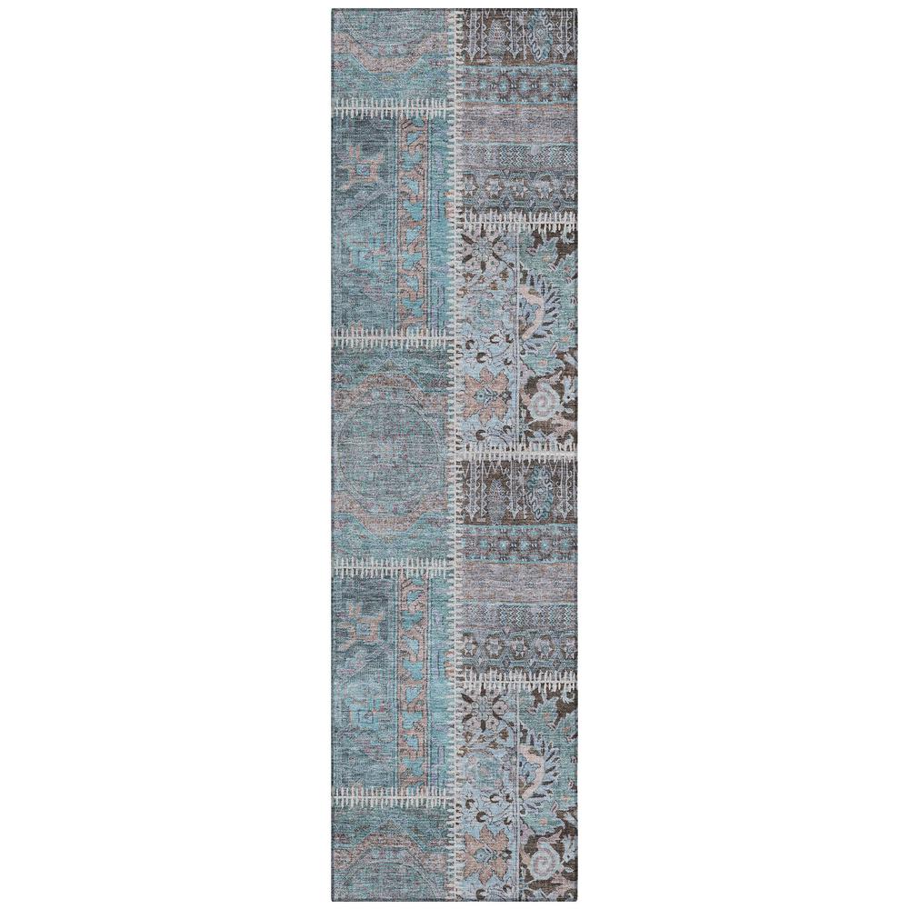 Chantille ACN635 Teal 2'3" x 7'6" Rug. Picture 1