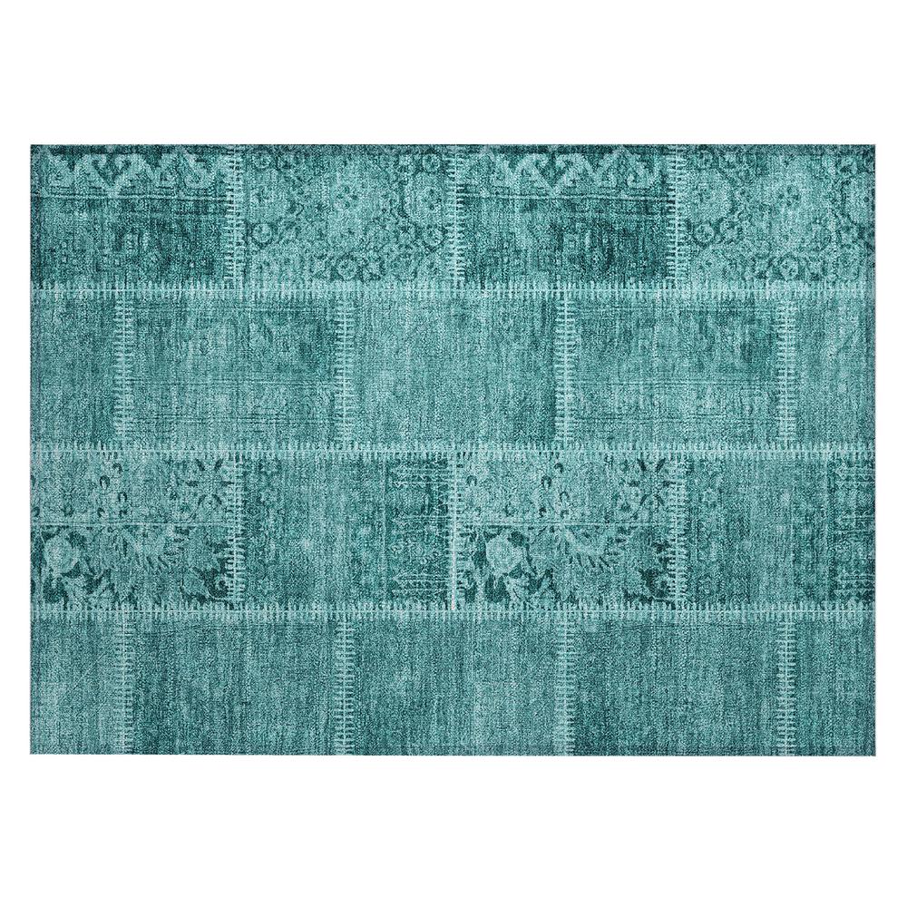 Chantille ACN635 Teal 1'8" x 2'6" Rug. Picture 1