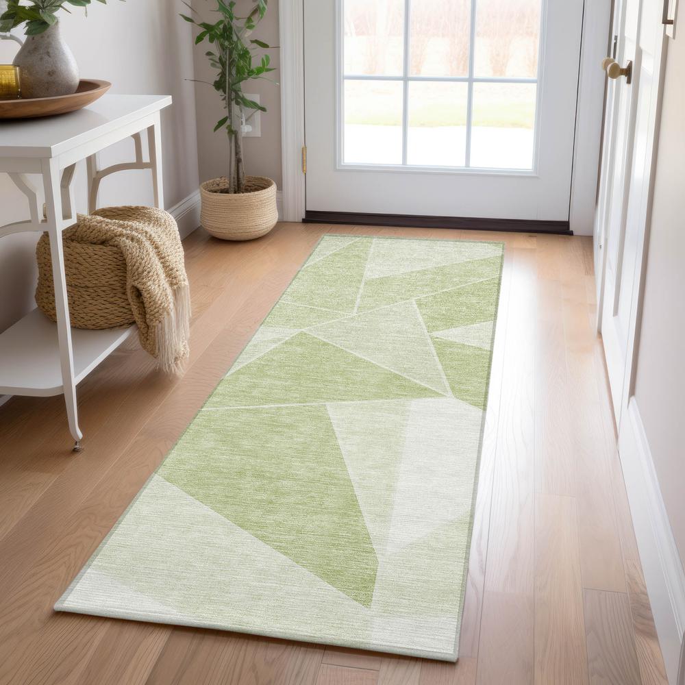 Chantille ACN636 Green 2'3" x 7'6" Rug. Picture 6
