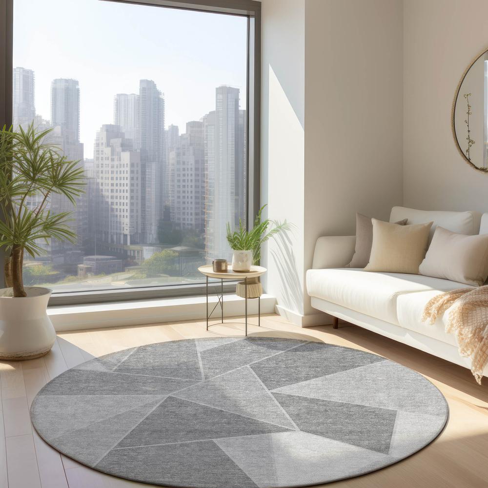 Chantille ACN636 Gray 8' x 8' Rug. Picture 6