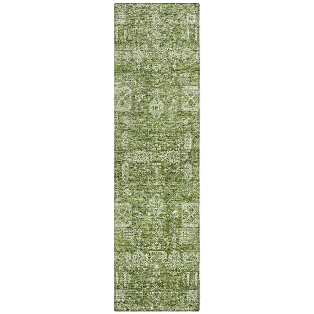 Chantille ACN637 Green 2'3" x 7'6" Rug. Picture 1
