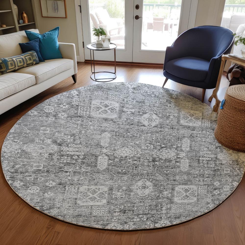 Chantille ACN637 Gray 8' x 8' Rug. Picture 6