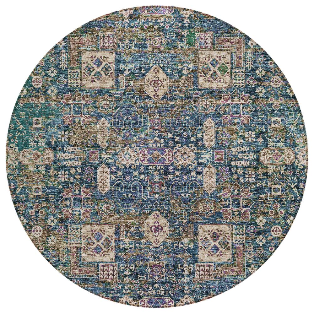Chantille ACN637 Green 8' x 8' Rug. Picture 1