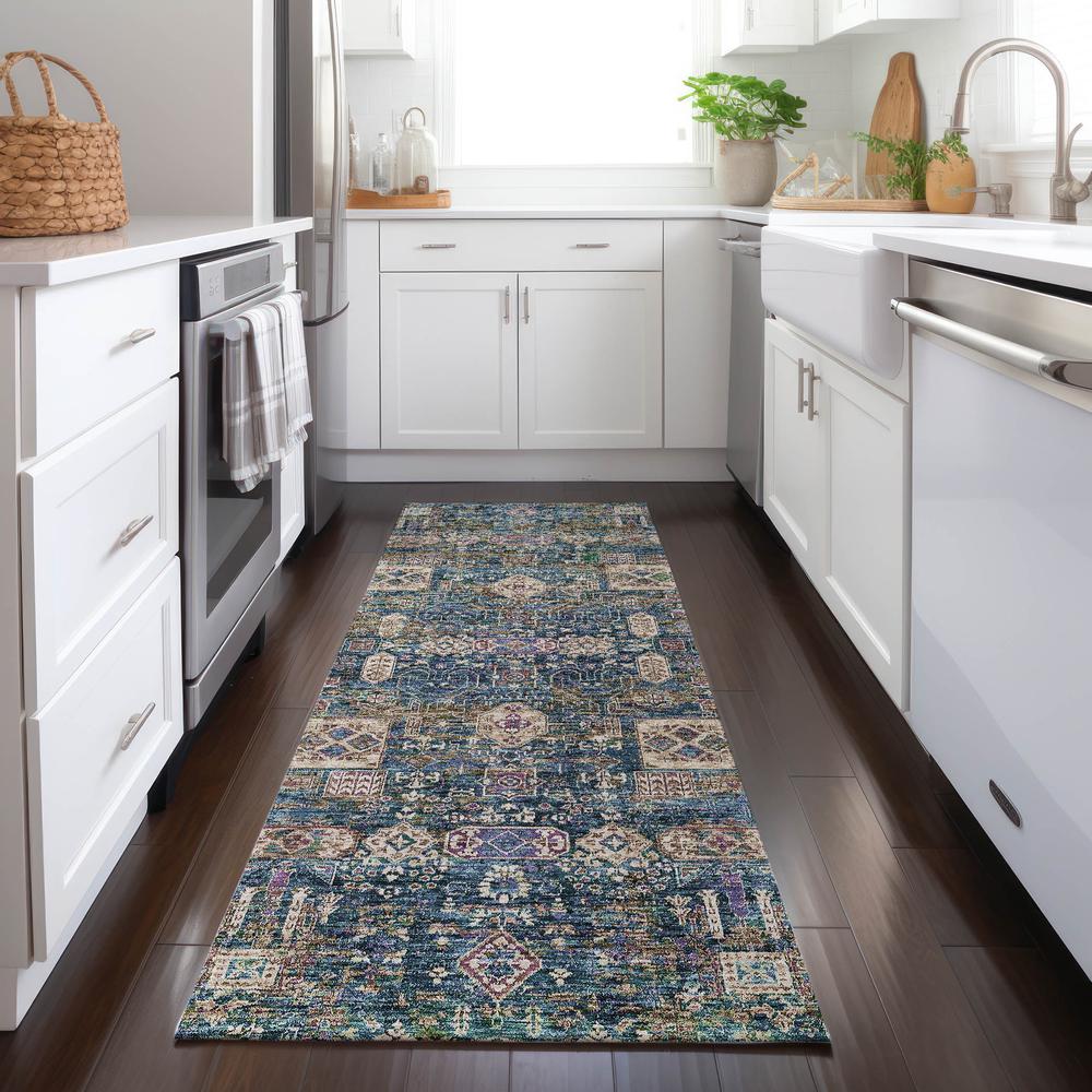Chantille ACN637 Green 2'3" x 7'6" Rug. Picture 6