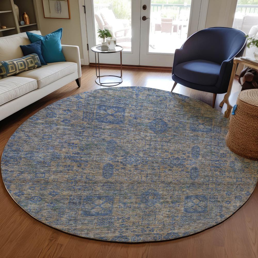 Chantille ACN637 Brown 8' x 8' Rug. Picture 6