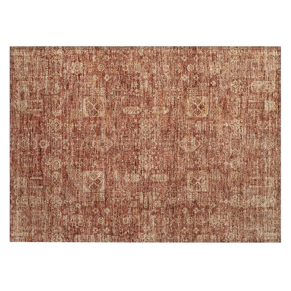 Chantille ACN637 Orange 1'8" x 2'6" Rug. Picture 1