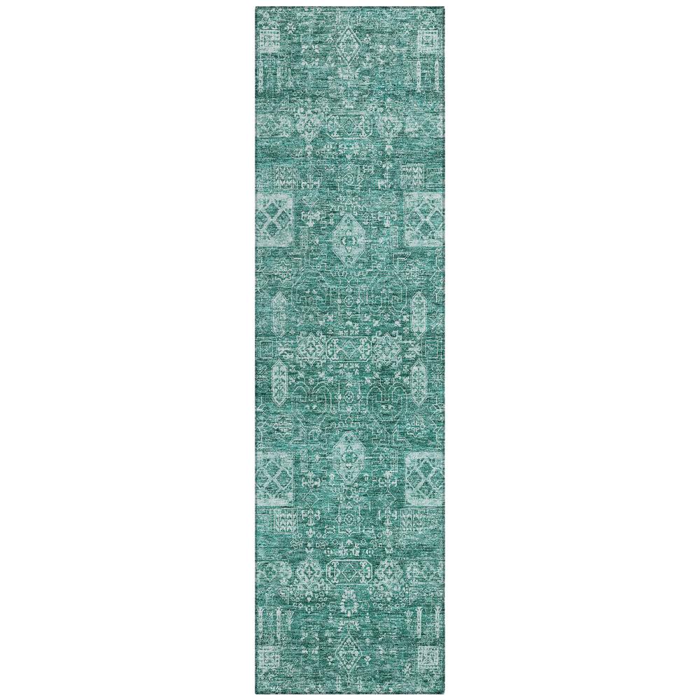 Chantille ACN637 Teal 2'3" x 7'6" Rug. Picture 1