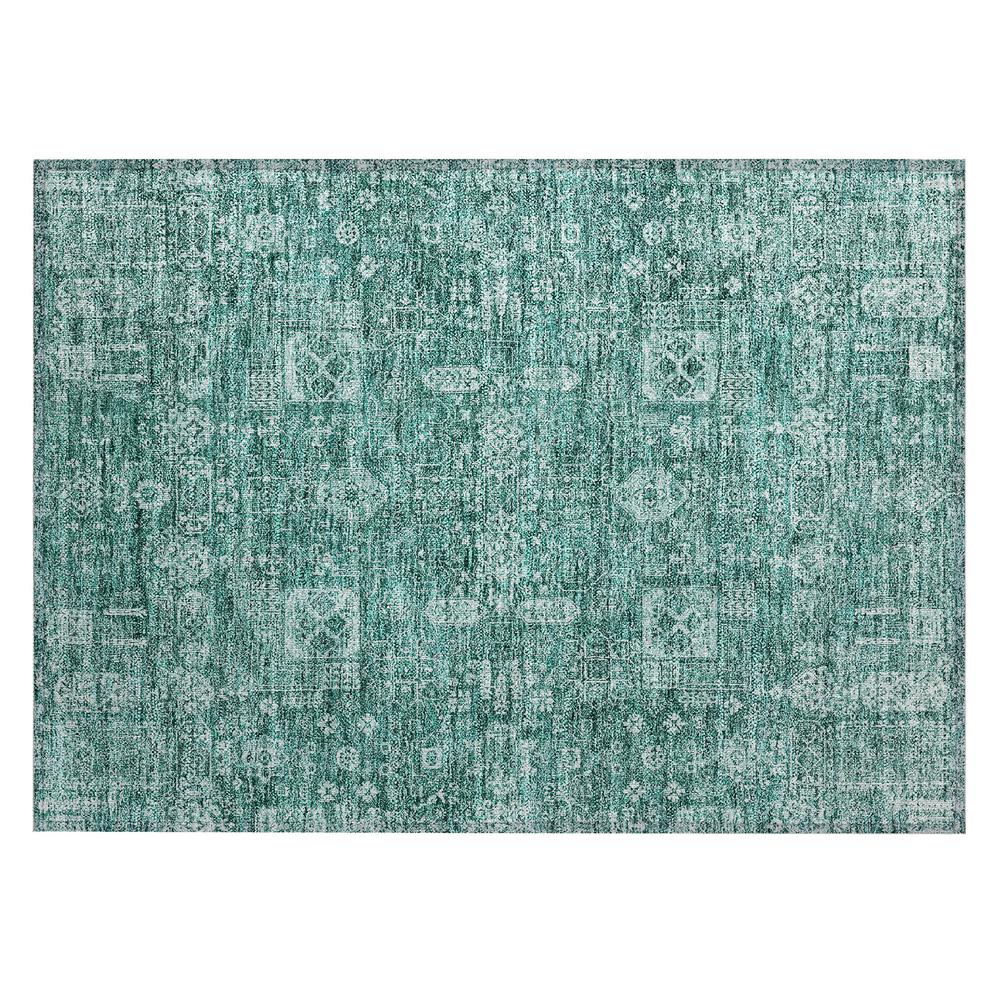 Chantille ACN637 Teal 1'8" x 2'6" Rug. Picture 1