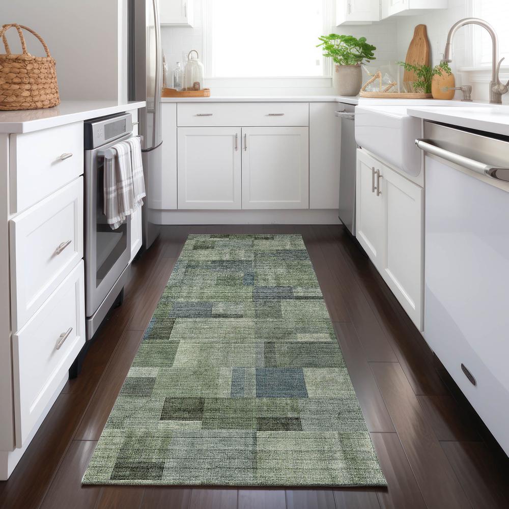Chantille ACN639 Green 2'3" x 7'6" Rug. Picture 7