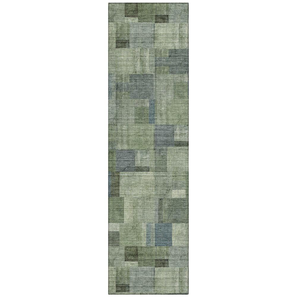 Chantille ACN639 Green 2'3" x 7'6" Rug. Picture 1