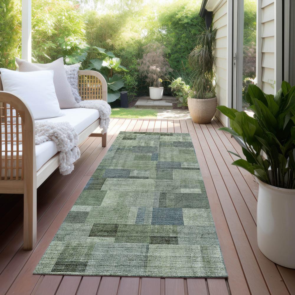 Chantille ACN639 Green 2'3" x 7'6" Rug. Picture 8
