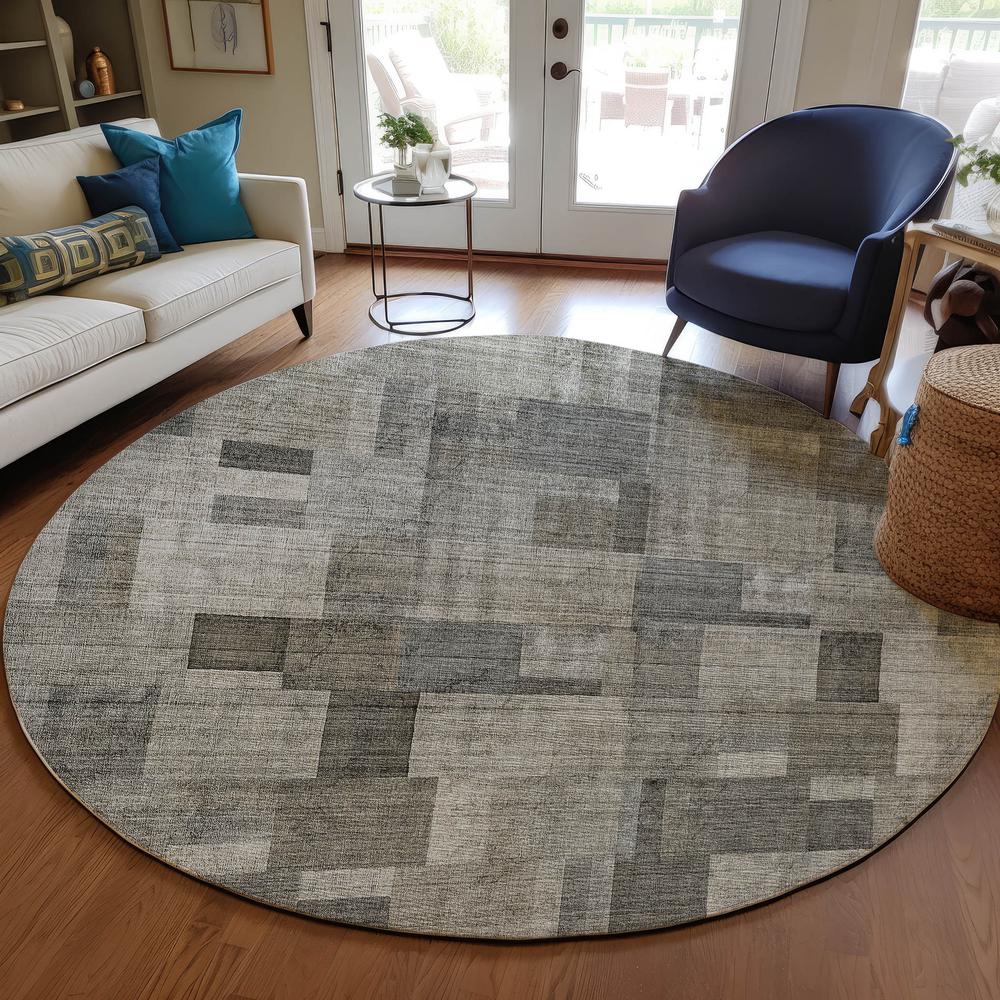 Chantille ACN639 Brown 8' x 8' Rug. Picture 6
