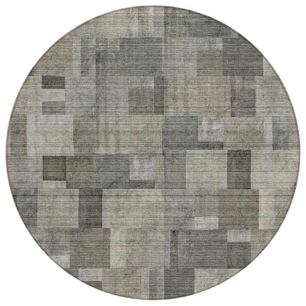 Chantille ACN639 Brown 8' x 8' Rug. Picture 1