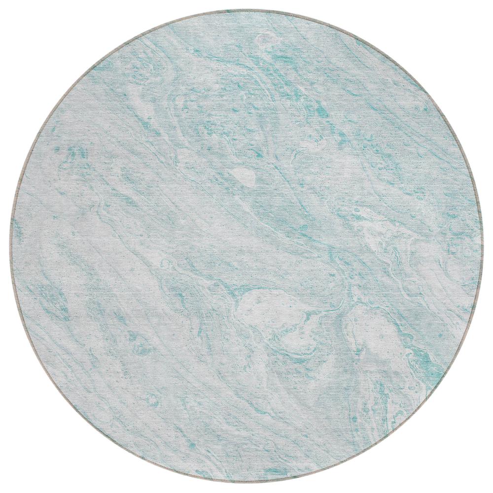 Chantille ACN640 Teal 8' x 8' Rug. Picture 1