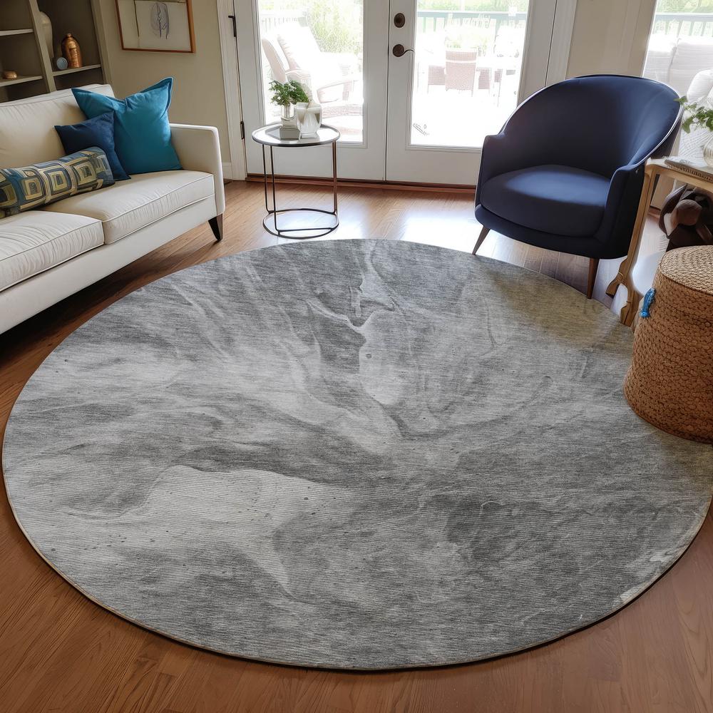 Chantille ACN641 Gray 8' x 8' Rug. Picture 6