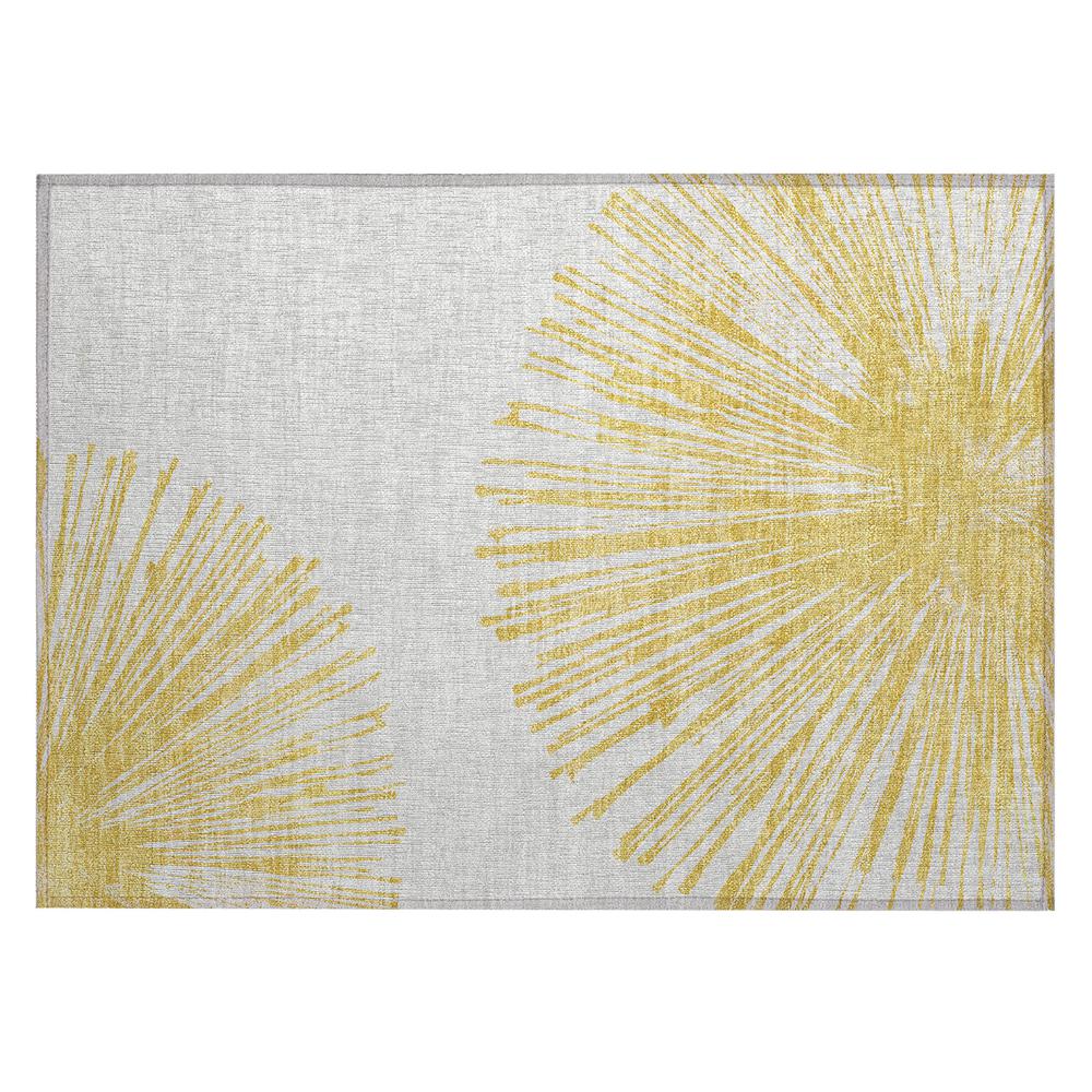 Chantille ACN642 Gold 1'8" x 2'6" Rug. Picture 1