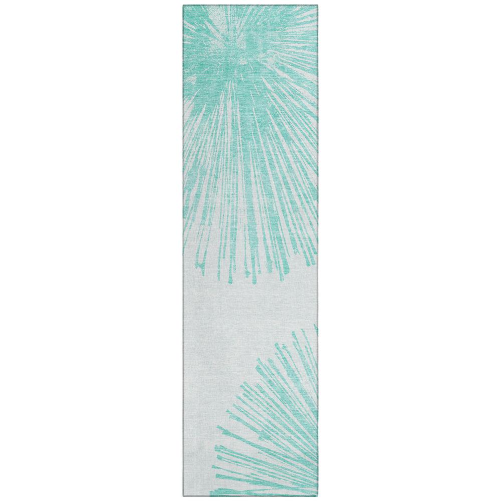 Chantille ACN642 Teal 2'3" x 7'6" Rug. Picture 1