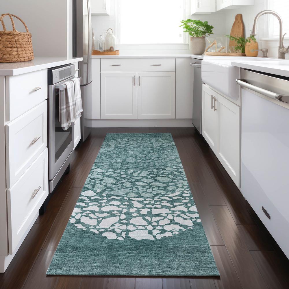 Chantille ACN643 Teal 2'3" x 7'6" Rug. Picture 6