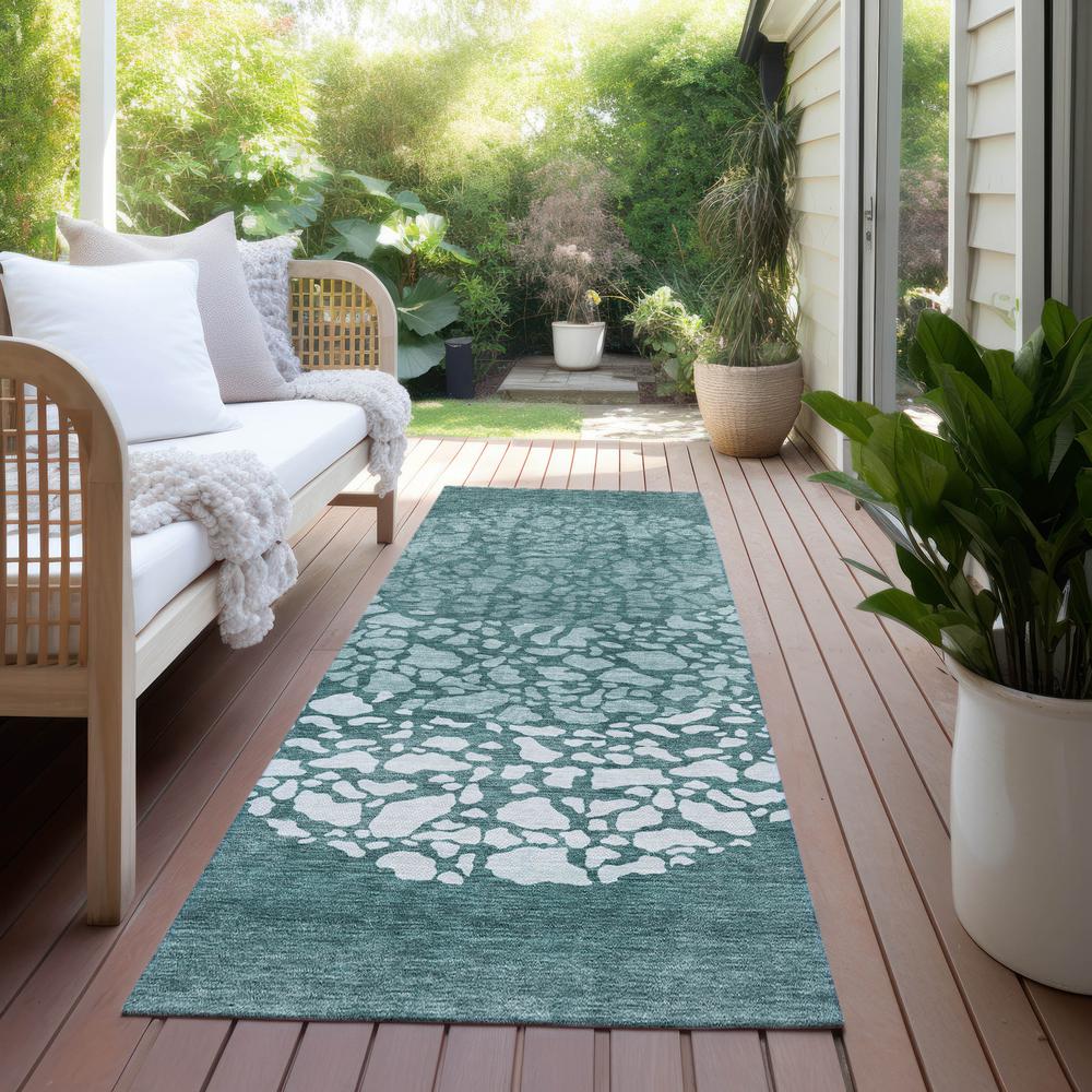 Chantille ACN643 Teal 2'3" x 7'6" Rug. Picture 7