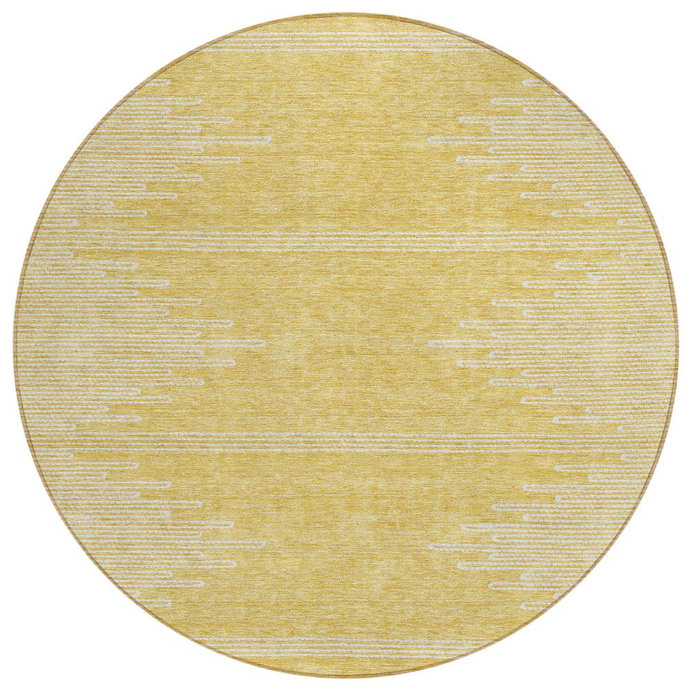 Chantille ACN647 Gold 8' x 8' Rug. Picture 1