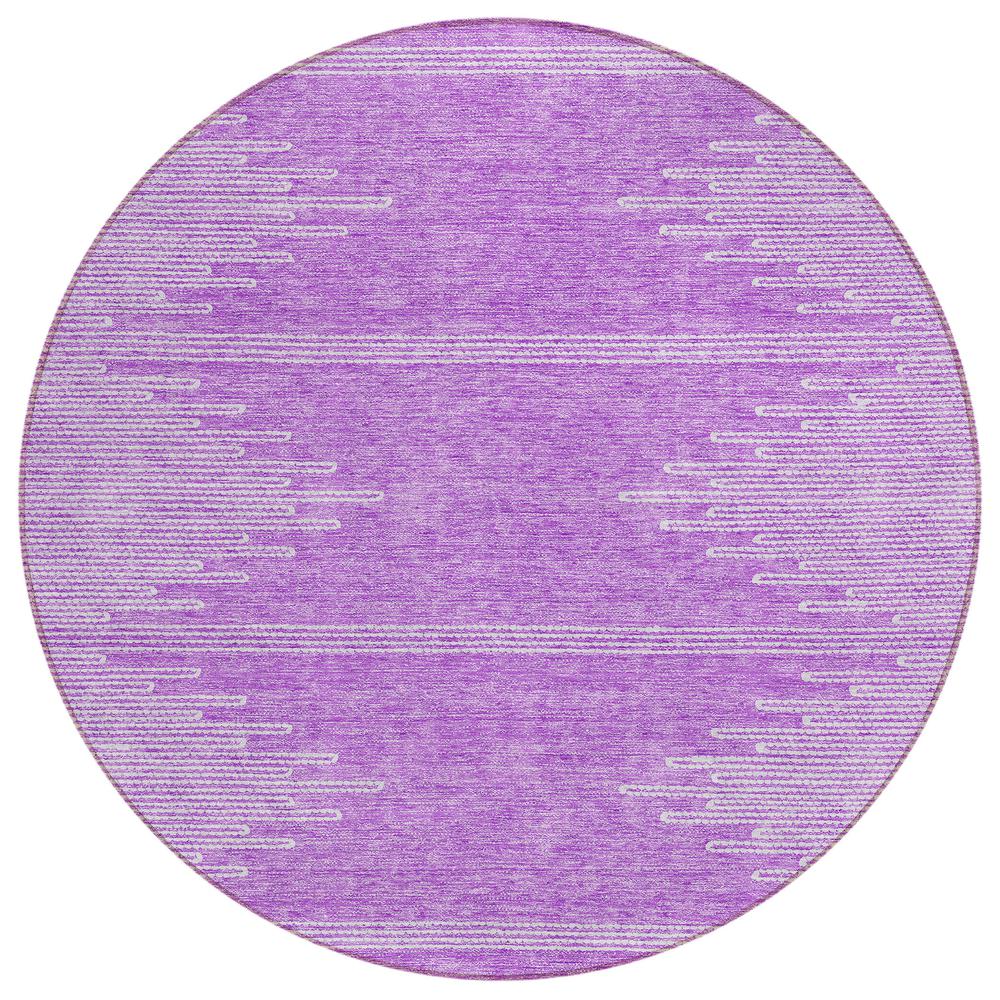 Chantille ACN647 Purple 8' x 8' Rug. Picture 1