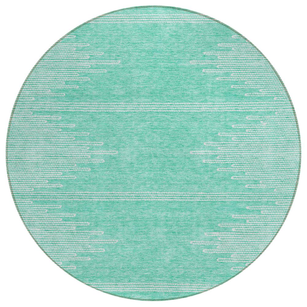 Chantille ACN647 Teal 8' x 8' Rug. Picture 1