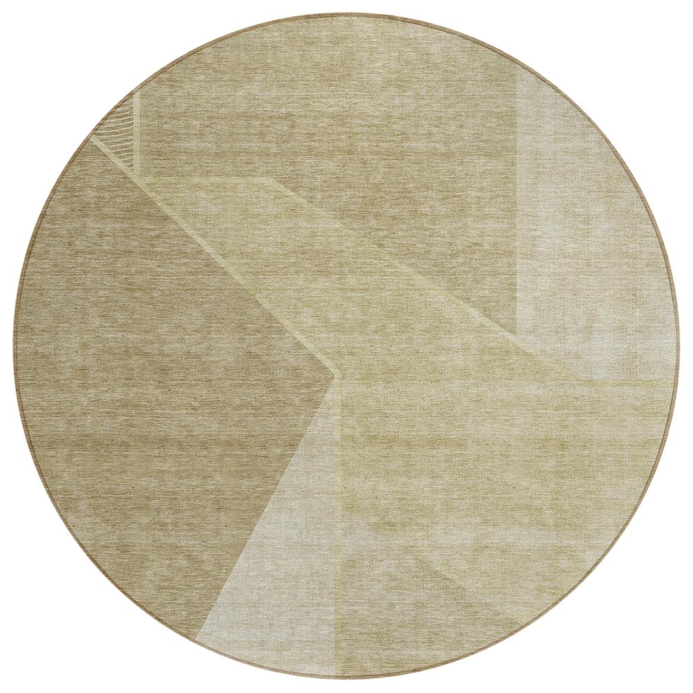 Chantille ACN648 Brown 8' x 8' Rug. Picture 1