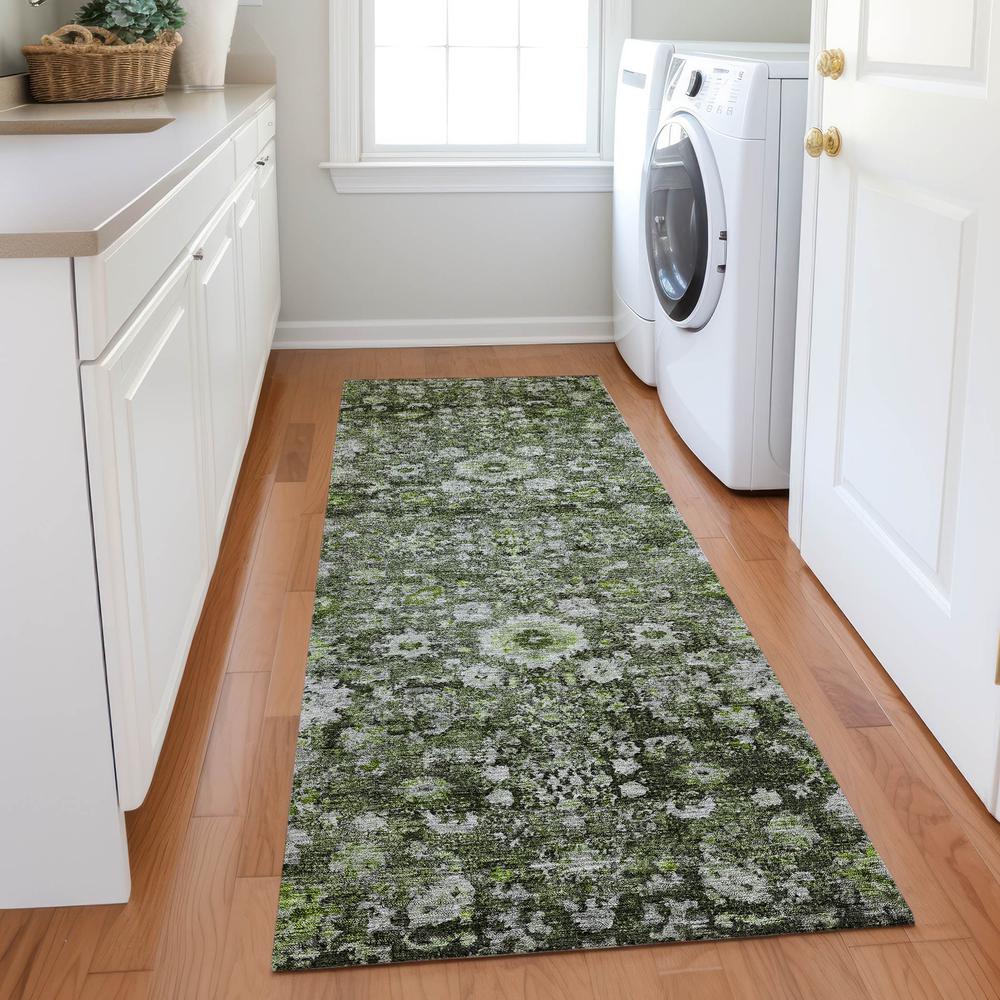 Chantille ACN651 Green 2'3" x 7'6" Rug. Picture 6