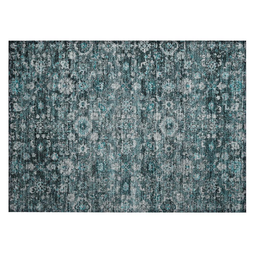 Chantille ACN651 Teal 1'8" x 2'6" Rug. Picture 1