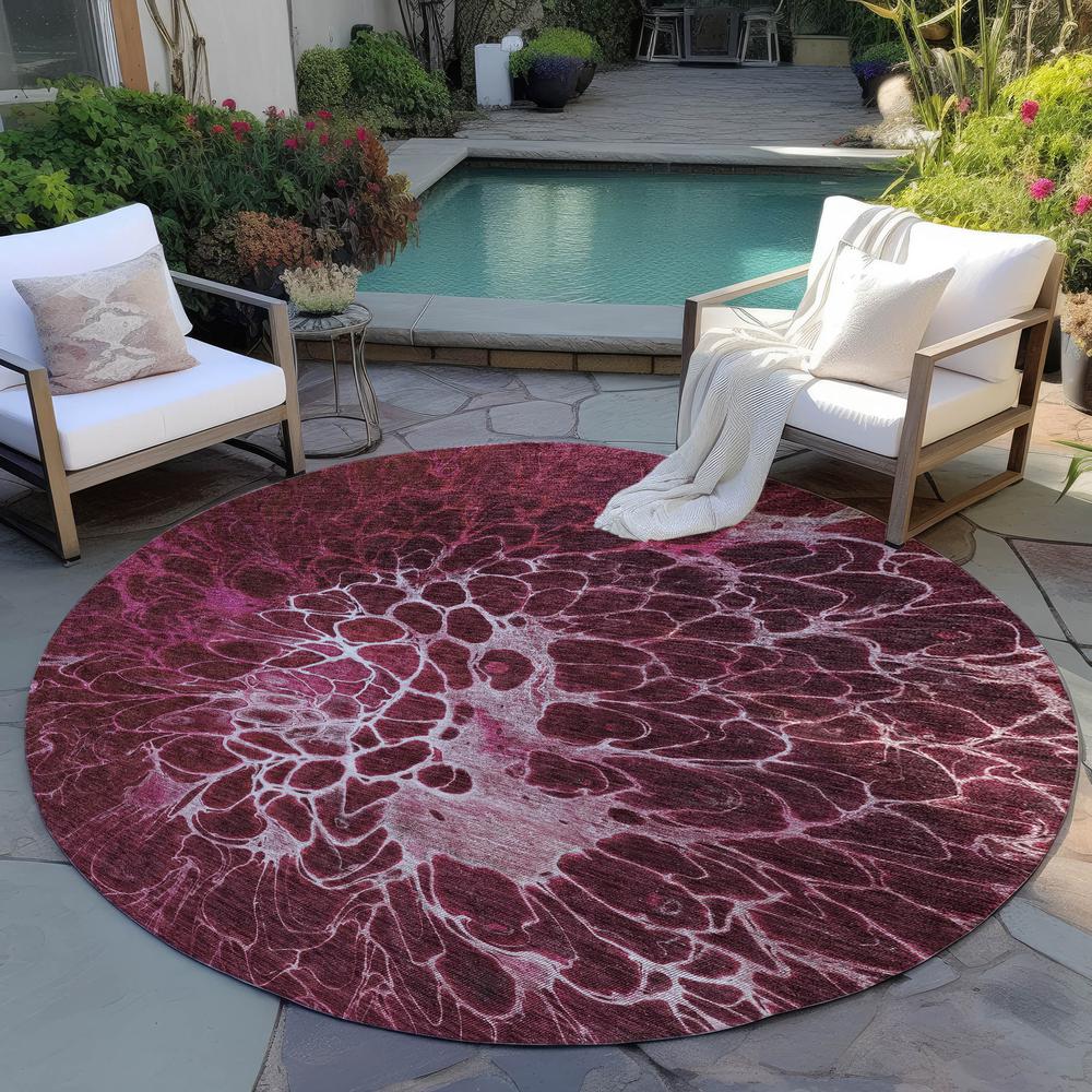 Chantille ACN652 Red 8' x 8' Rug. Picture 7