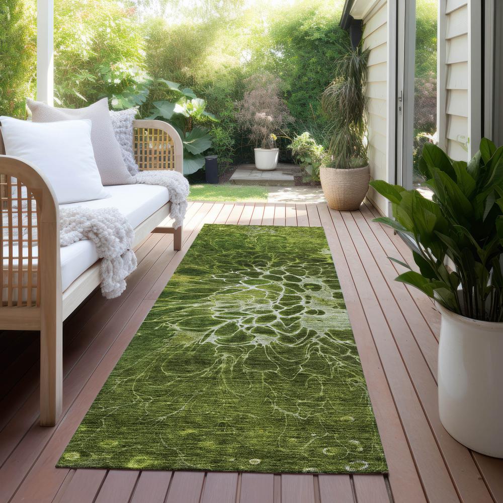 Chantille ACN652 Green 2'3" x 7'6" Rug. Picture 7
