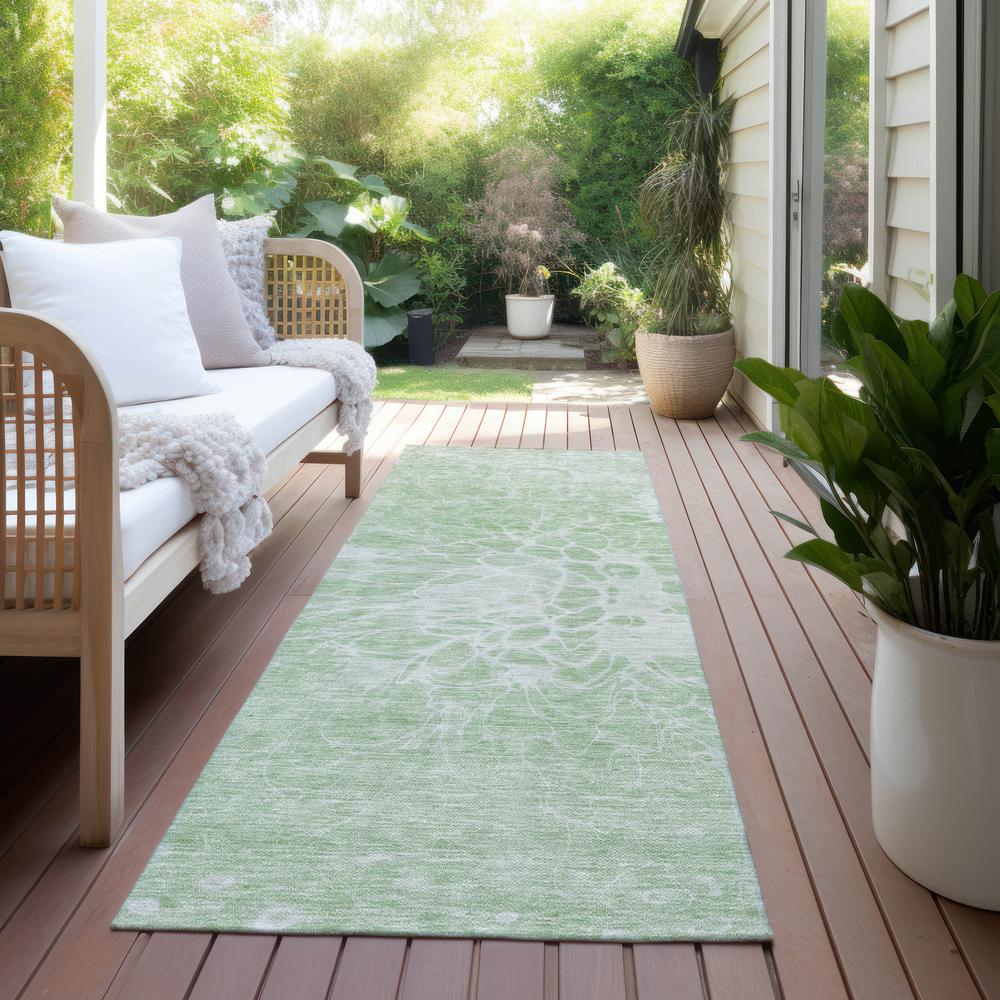 Chantille ACN653 Green 2'3" x 7'6" Rug. Picture 7